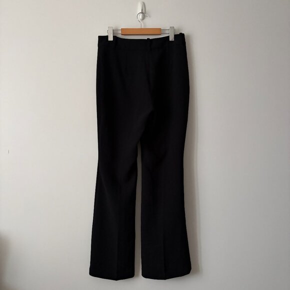 Aritzia Wilfred Cabaret Pant High Rise Slim Fit Flared Black Size 10 - Picture 7 of 10
